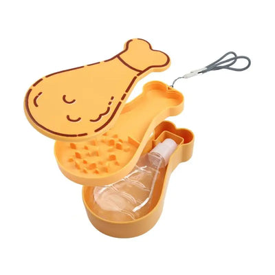 2 in 1 Futter und Wasser Reisebecher für Unterwegs