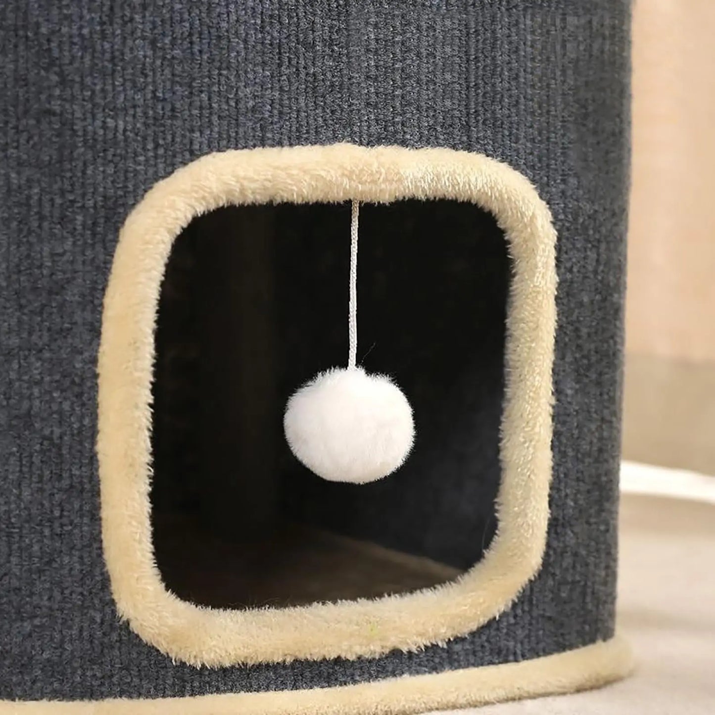 Premium Katzenvilla in 2-Etagen Design mit Spielbereich