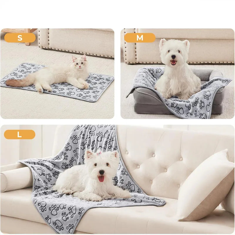 2er Set Flauschige Haustierdecken