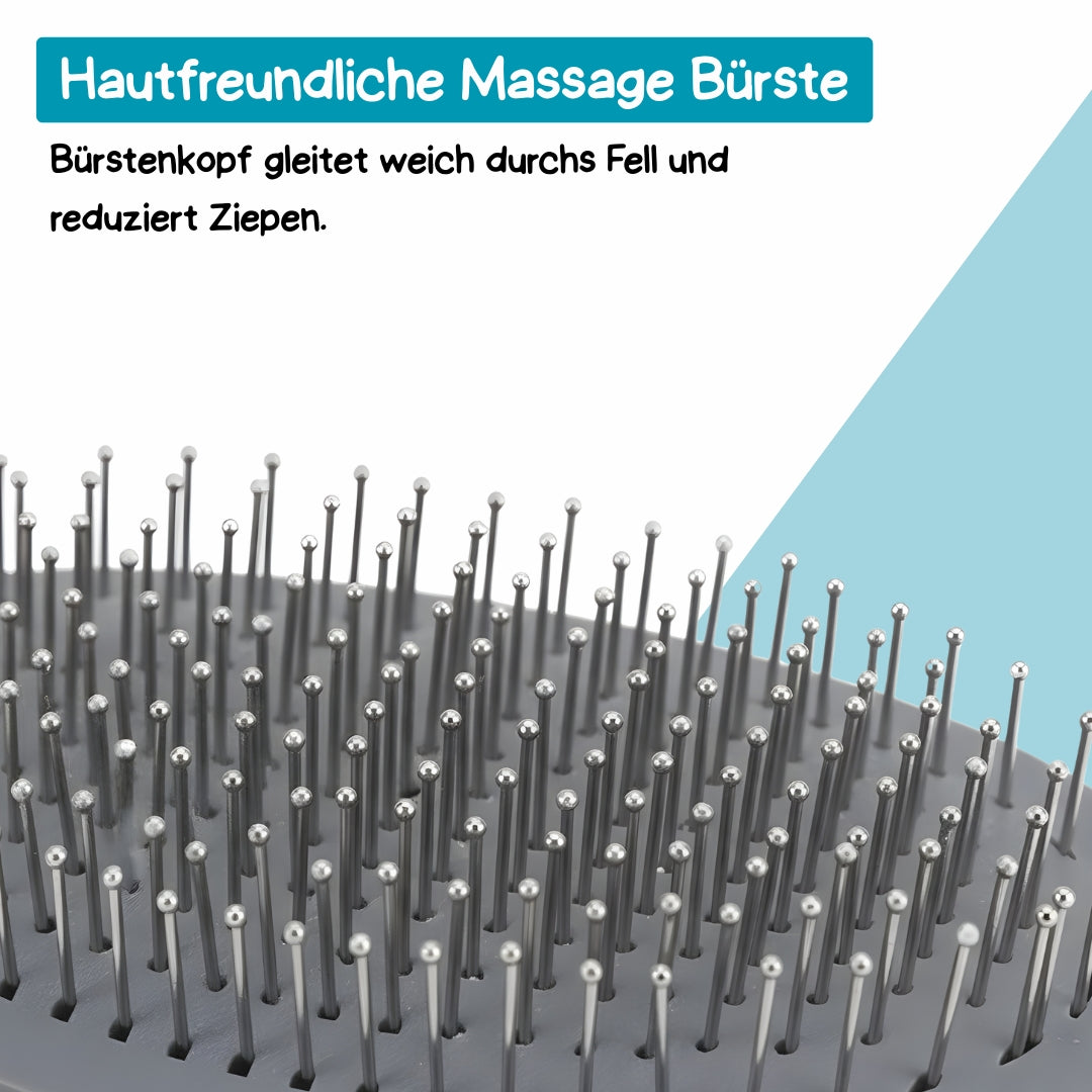 Ein-Klick-Fellbürste: Die Selbstreinigende Komfortbürste für professionelle Fellpflege
