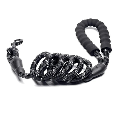 Hundeleine mit bequemen gepolsterten Griff (reflektierend aus Nylon)