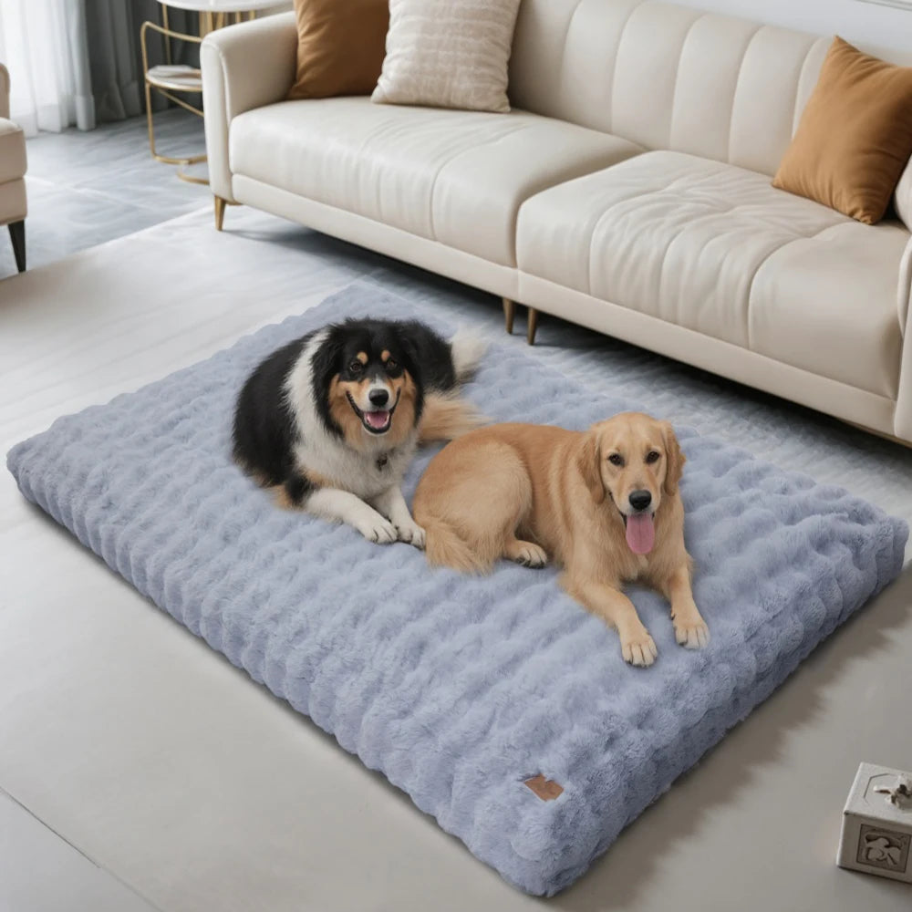 Premium XXL Wolkenweiches Hundekissen mit Anti Rutsch Boden und abnehmbarem Bezug