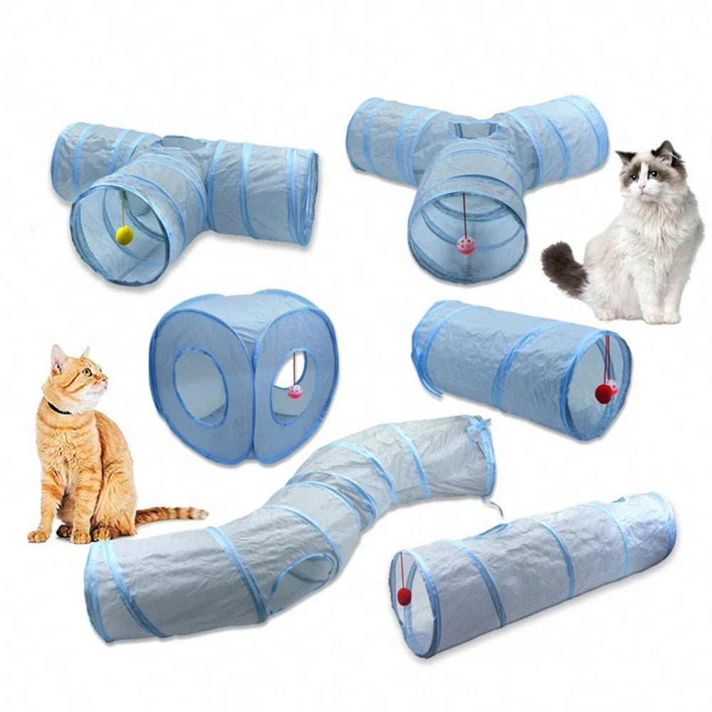 Interaktiver Katzen Tunnel für Spiel und Training