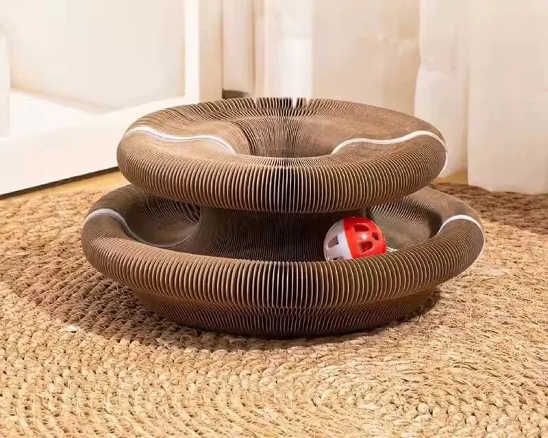 Multifunktionales Kratzbrett Nest im Orgel Design