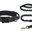 Hochbelastbares Hundehalsband und Leinen Set im "Militär-Stil"