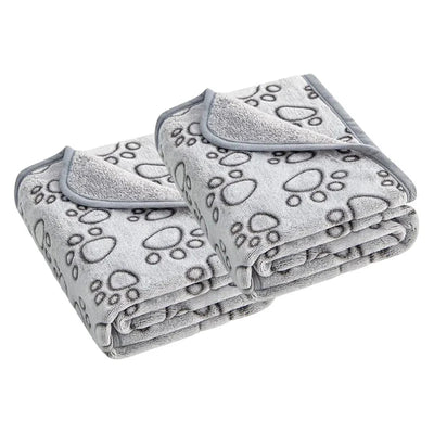 2er Set Flauschige Haustierdecken