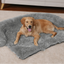 Flauschige Schlafsofa Matte aus Korallenfleece mit Anti Rutsch Boden