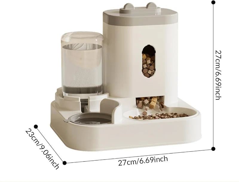 Automatischer Futterspender und Wassernapf 2 in 1