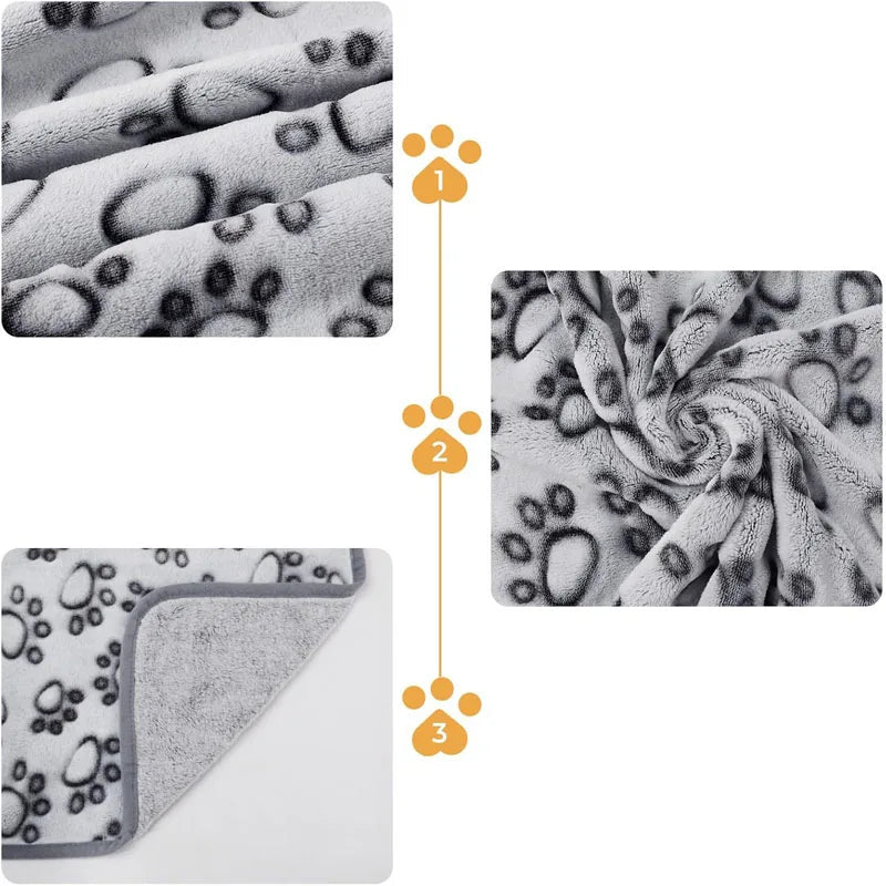 2er Set Flauschige Haustierdecken