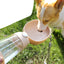 2 in 1 Reiseflasche mit Futter und Wasser Behälter