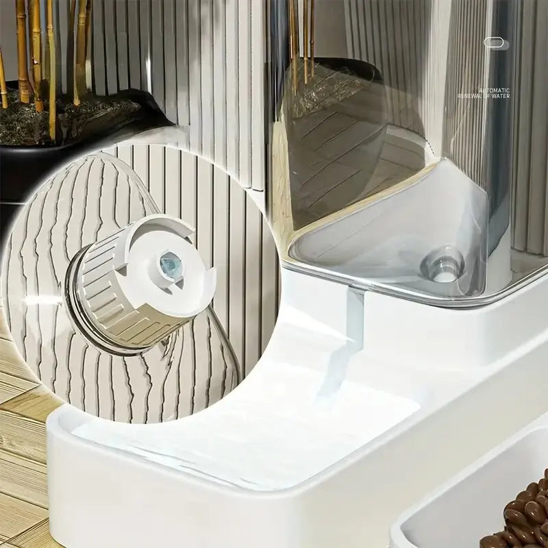 Automatischer Futter und Wasser Dispenser ohne Strom