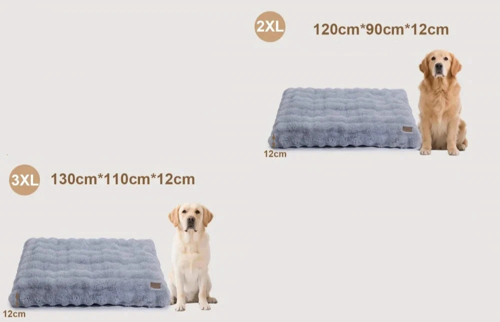 Premium XXL Wolkenweiches Hundekissen mit Anti Rutsch Boden und abnehmbarem Bezug