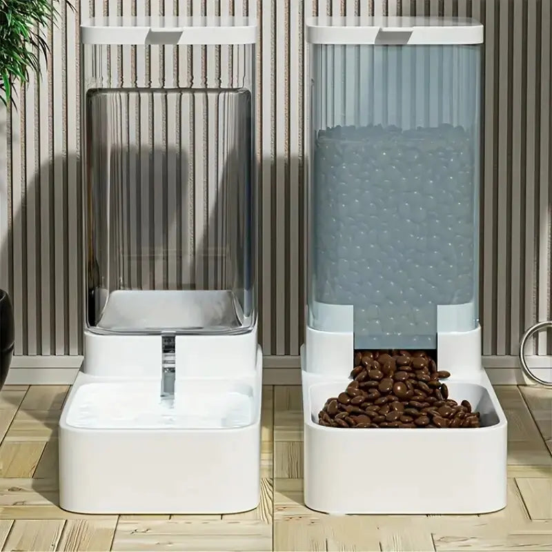 Automatischer Futter und Wasser Dispenser ohne Strom