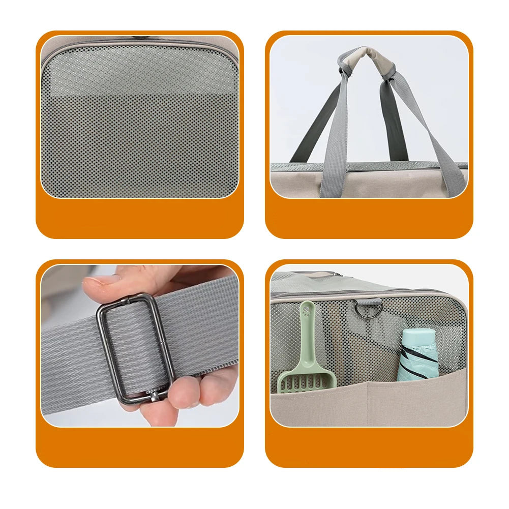 Premium Transporttasche/Trolley mit Rollen und Sicherheitsgurt