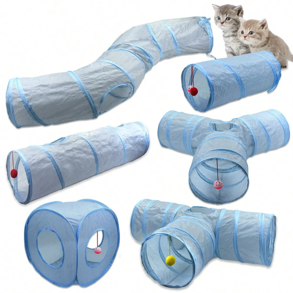 Interaktiver Katzen Tunnel für Spiel und Training
