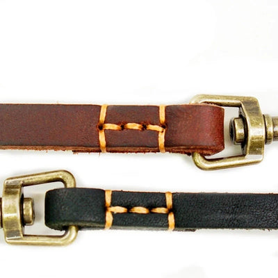 Premium Lederleine im Vintage Look