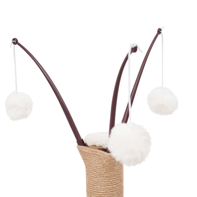 Robuster Kratzbaum mit Hanfseil Säulen und Aussichtsplattformen